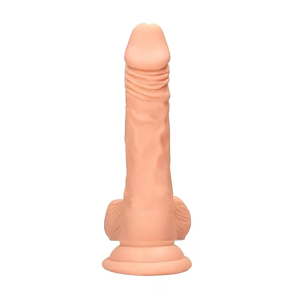 RealRock - realistický dildo s varlaty - 17 cm - tělová