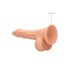 RealRock Dong 7 - realistický dildo s varlaty (17 cm) - přírodní