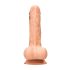 RealRock Dong 8 - realistický, varlatý dildo (20 cm) - přírodní
