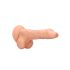 RealRock Dong 8 - realistický, varlatý dildo (20 cm) - přírodní