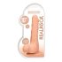 RealRock Dong 10 - realistický dildo s varlaty (25 cm) - přírodní