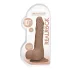 RealRock - realistické dildo s varlaty - 25 cm - tmavá tělová
