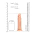 RealRock - realistické dildo - 17 cm - tělová barva