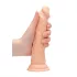 RealRock - realistické dildo - 17 cm - tělová barva