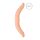 RealRock Double Dong 14 - dvojitý dildo (36 cm) - přírodní