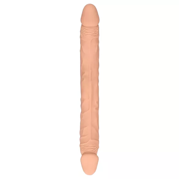 RealRock - dvojitý dildo - oboustranný - tělová - 36 cm