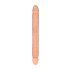 RealRock Double Dong 14 - dvojitý dildo (36 cm) - přírodní