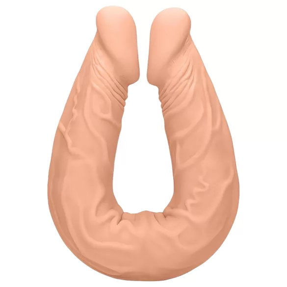 RealRock - dvojitý dildo - oboustranný - tělová - 36 cm