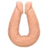 RealRock - dvojitý dildo - oboustranný - tělová - 36 cm