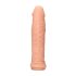 RealRock návlek na penis 17 cm - tělový