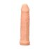 RealRock návlek na penis 17 cm - tělový
