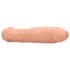 RealRock návlek na penis 17 cm - tělový
