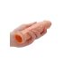RealRock návlek na penis 17 cm - tělový