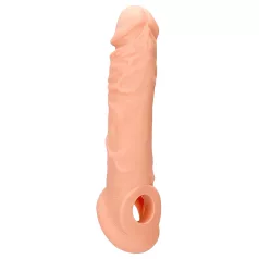 RealRock - návlek na penis - 21 cm - tělová barva