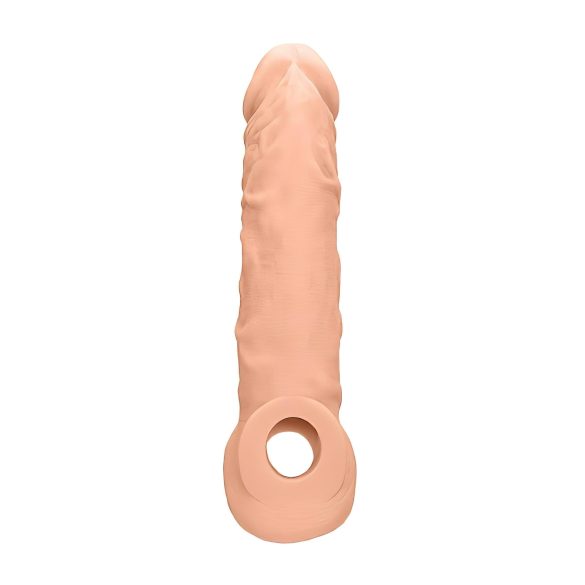 RealRock - návlek na penis - 21 cm - tělová barva