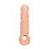 RealRock - návlek na penis - 21 cm - tělová barva