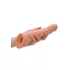 RealRock - návlek na penis - 21 cm - tělová barva