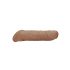 RealRock návlek na penis 21 cm - tmavě přírodní