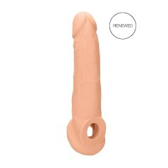 RealRock - návlek na penis - 21,5 cm - tělová barva