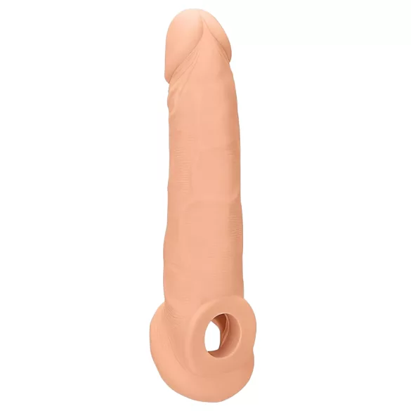RealRock - návlek na penis - 21,5 cm - tělová barva