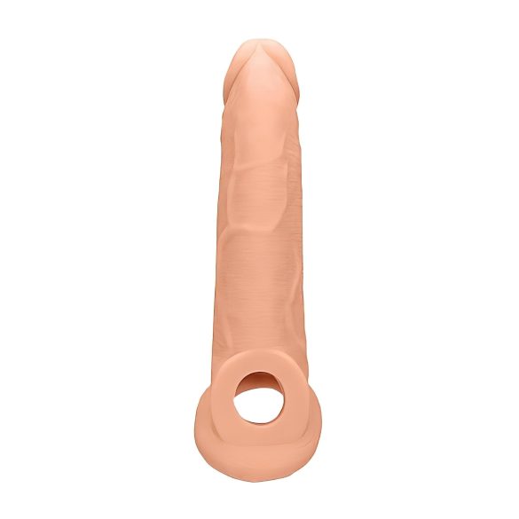 RealRock - návlek na penis - 21,5 cm - tělová barva