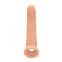 RealRock Penis Sleeve 9 - návlek na penis (21,5 cm) - přírodní