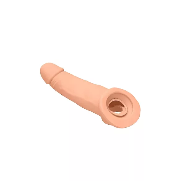 RealRock - návlek na penis - 21,5 cm - tělová barva
