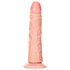 RealRock Slim - realistický dildo - 15,5 cm (přírodní)