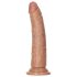 RealRock Slim - realistické dildo 15,5 cm (tmavá přírodní barva)