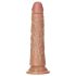 RealRock Slim - realistické dildo 15,5 cm (tmavá přírodní barva)