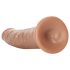 RealRock Slim - realistické dildo 15,5 cm (tmavá přírodní barva)