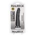 RealRock Slim realistický dildo - 15,5 cm (černý)