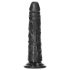 RealRock Slim realistický dildo - 15,5 cm (černý)