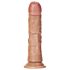 Realistický dildó RealRock 15,5 cm - tmavý odstín