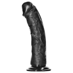   RealRock - realistické dildo s přísavkou - 15,5 cm - černé