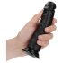 RealRock - realistický dildo s přísavkou - 15,5cm (černý)