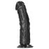 RealRock - realistický dildo s přísavkou - 15,5cm (černý)