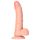 RealRock - přísavný realistický dildo - 15,5 cm (přírodní)