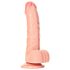 RealRock - přísavný realistický dildo - 15,5 cm (přírodní)