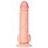RealRock - přísavný realistický dildo - 15,5 cm (přírodní)