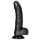 RealRock - realistické dildo s přísavkou - 15,5 cm (černé)