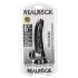 RealRock - realistické dildo s přísavkou - 15,5 cm (černé)