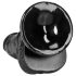 RealRock - realistické dildo s přísavkou - 15,5 cm (černé)