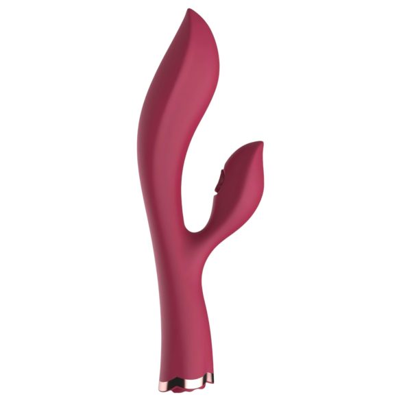 Raytech Rose - voděodolný vibrátor s klitorální stimulací (červený)
