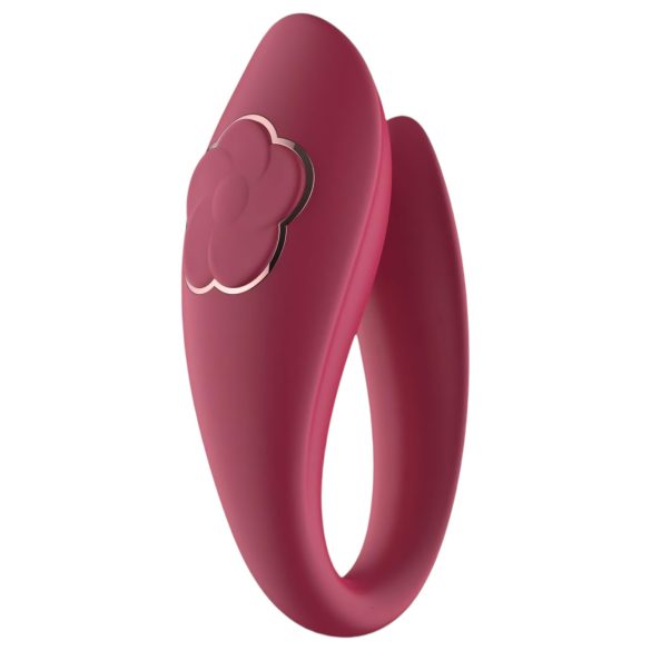 Raytech Rose - akumulátorový, vodotěsný párový vibrátor (červený)