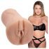 Doc Johnson Gabbie Carter - realistická umělá vagína - Ultraskyn - přírodní