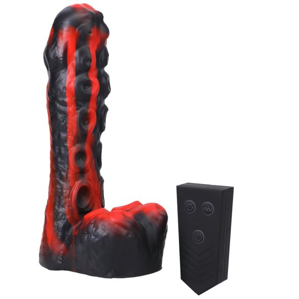 Doc Johnson Mini F-Machine - rádiová löká vibrátor (červená)
