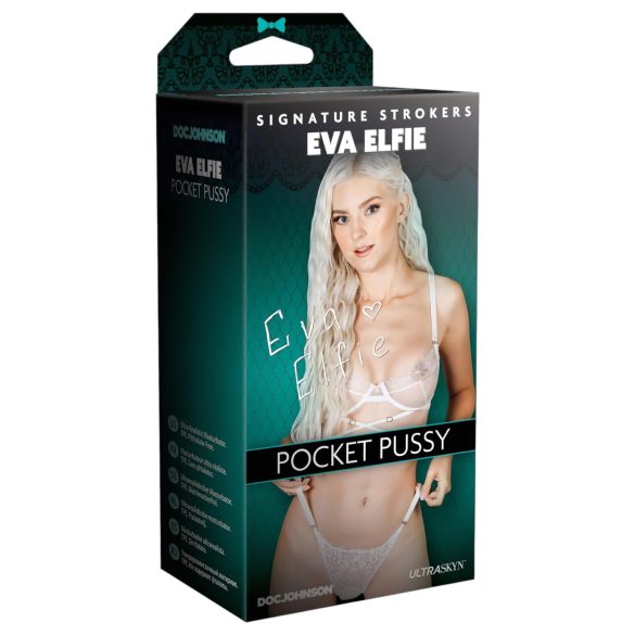 Doc Johnson Eva Elfie - realistická masturbátor vagina - Ultraskyn - tělová