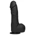 Doc Johnson The Perfect Cock - realistické dildo (černé) - 19 cm