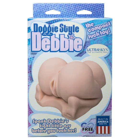 Doc Johnson Doggie Style Debbie - realistický masturbátor (tělová barva)